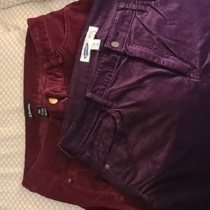 Lot of 2 textures pants